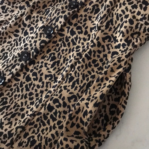 HOST PICK-Altard State-Leopard Button Down Dress-S - Picture 5 of 5